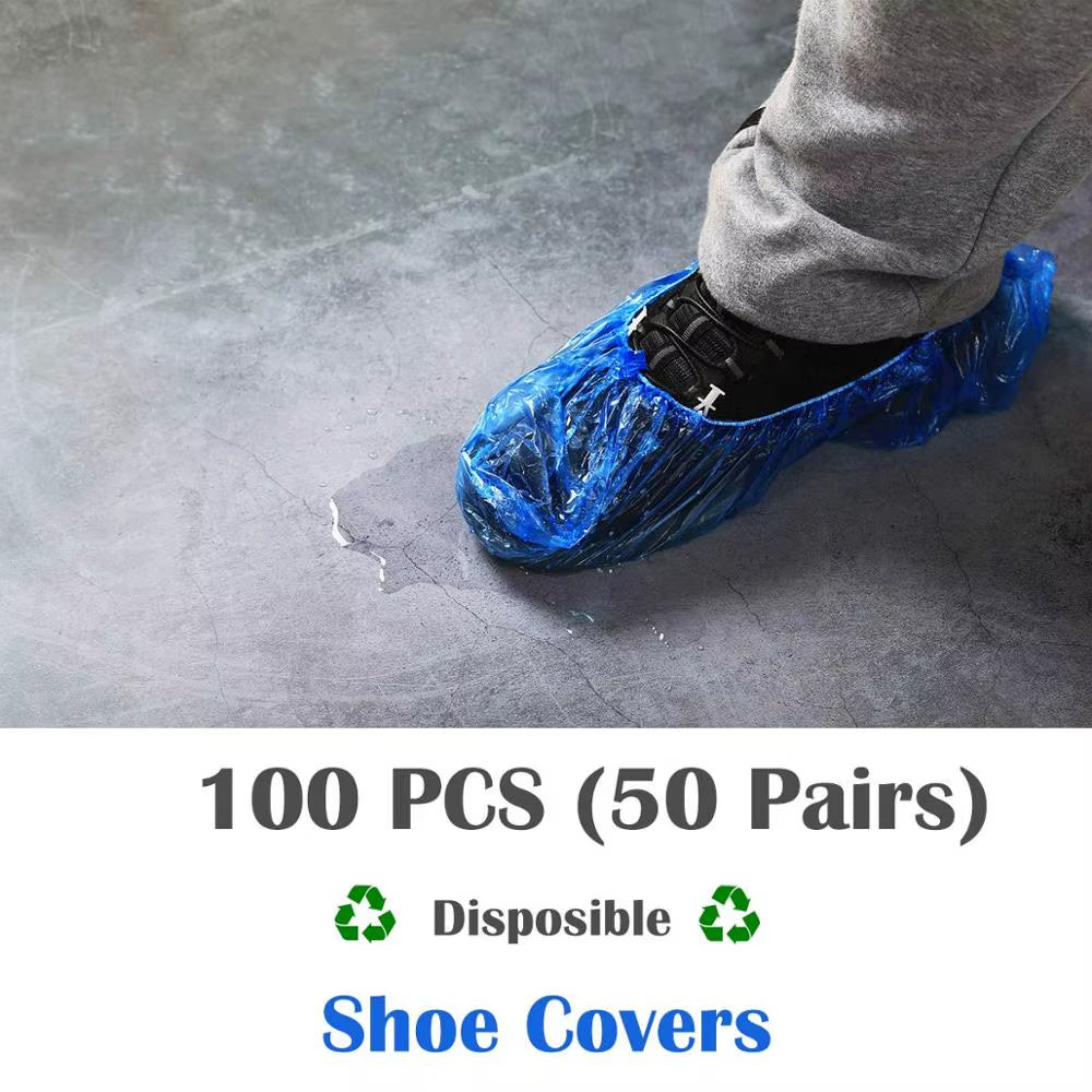 Effortless Cleanliness: Automatic Hand-Free Shoe Cover Dispenser for Home and Office - Portable, Durable, and Eco-Friendly