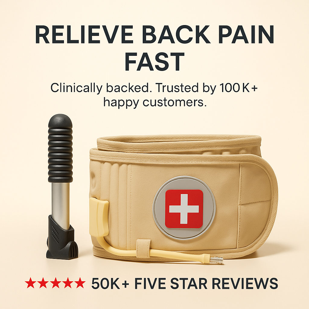 AirLift™ Back Relief Belt - Experience Instant Back Pain Relief in Just 5 Minutes a Day!
