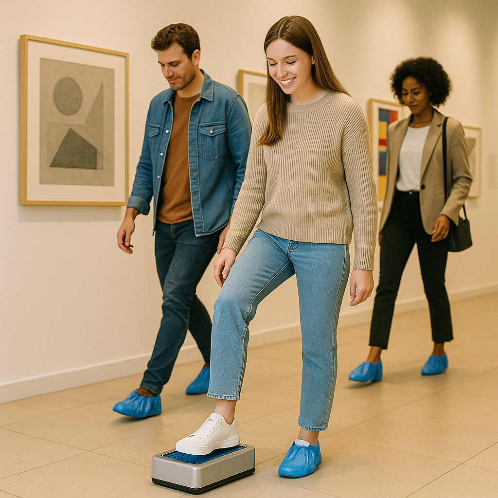 CleanStep™ — Hands-Free Shoe Cover Dispenser for Effortless Floor Protection