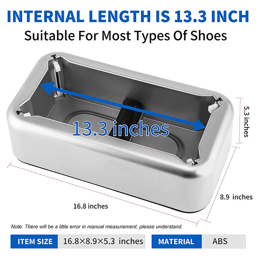 Effortless Cleanliness: Automatic Hand-Free Shoe Cover Dispenser for Home and Office - Portable, Durable, and Eco-Friendly