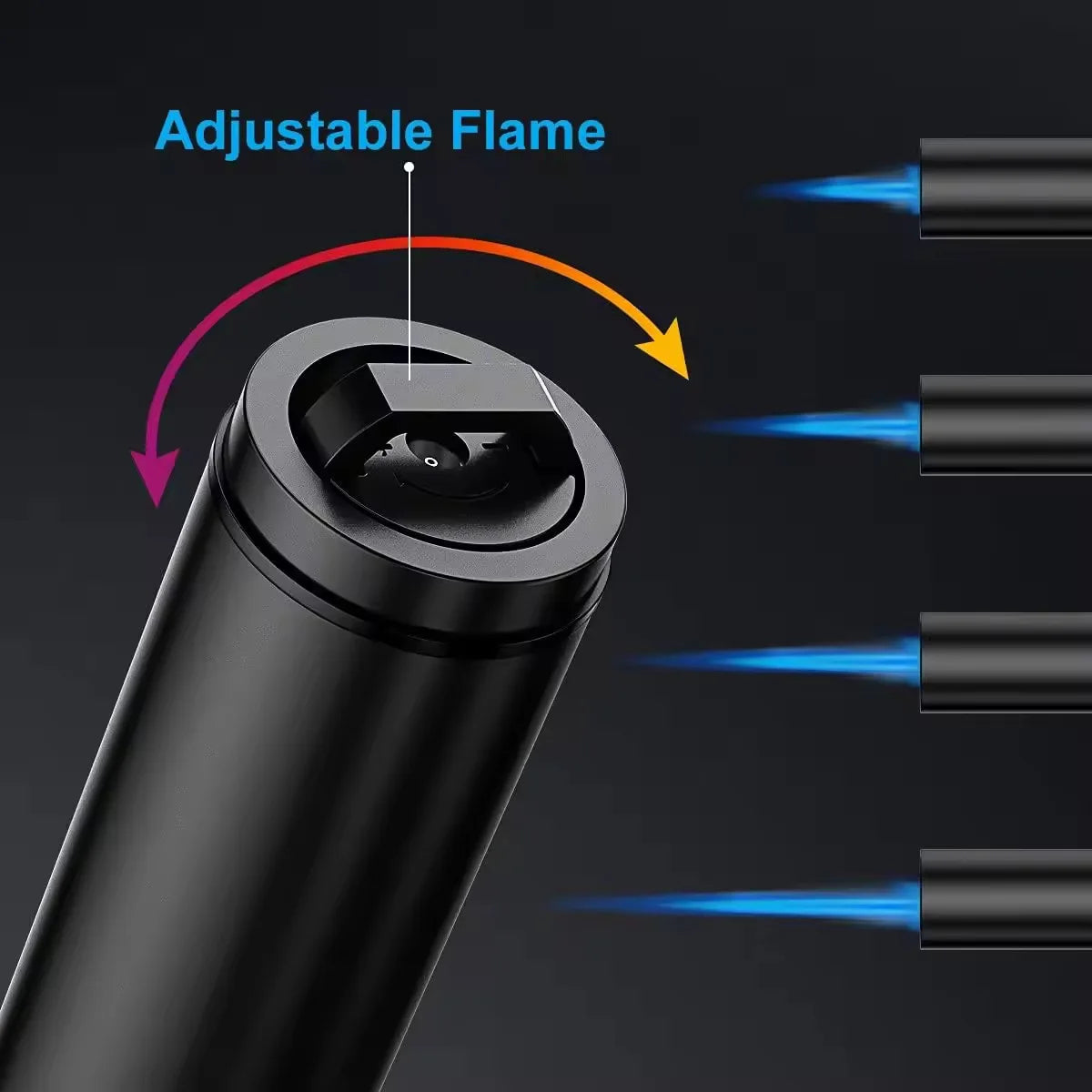 TorchPro™ Metal Jet Lighter — Windproof & Refillable