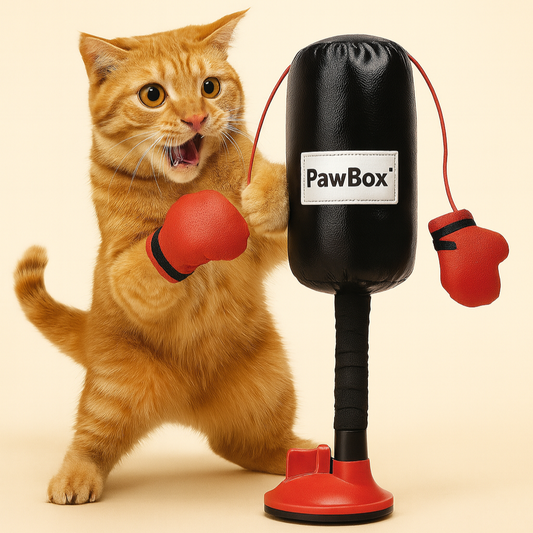 Engaging and Interactive Cat Punching Bag Toy with Gloves - The Ultimate Fun for Kittens and Small Dogs!