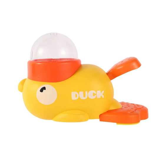 Quirky Cartoon Duck Dog Feeder - Fun Puzzle Toy for Foodie Pups!