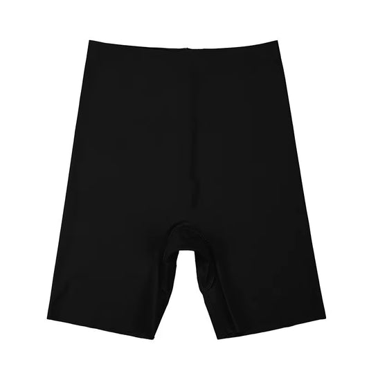 Seamless High Waist Ice Silk Boyshorts for Women - Tummy Control & Comfort with Hip Lift Design