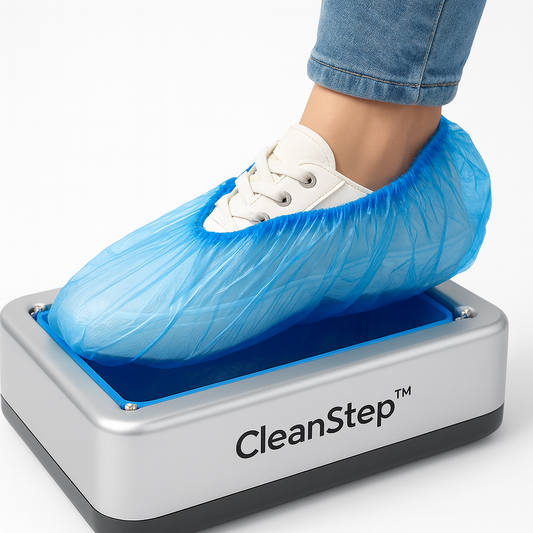 CleanStep™ — Hands-Free Shoe Cover Dispenser for Effortless Floor Protection