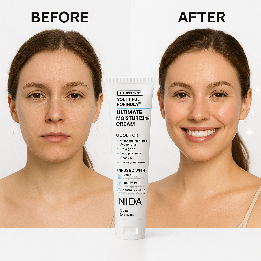 NIDA™ 100ml Ultimate Moisturizing Cream — Revitalize, Repair, and Rejuvenate All Skin Types