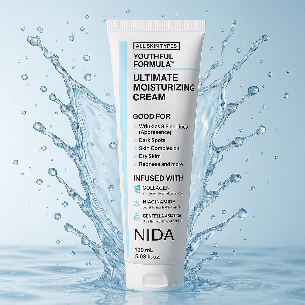 NIDA™ 100ml Ultimate Moisturizing Cream — Revitalize, Repair, and Rejuvenate All Skin Types