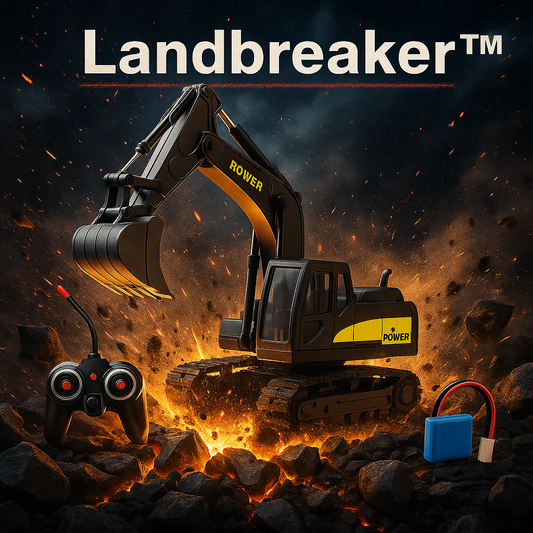 Landbreaker™ — Remote Control Dump Truck and Bulldozer Toys - Perfect Gift for Young Engineers