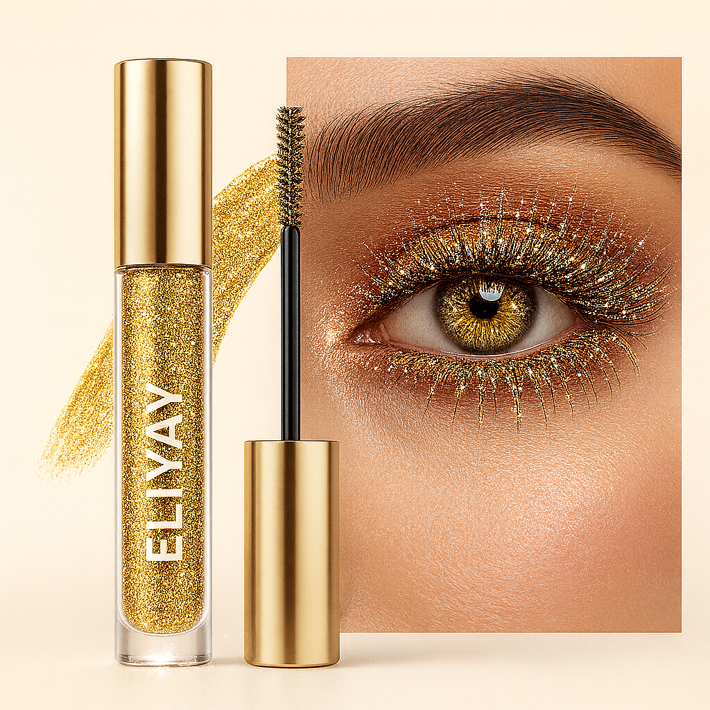 ELIYAY™ Diamond Glitter Mascara – Dazzling Shine & Long-Lasting Curl