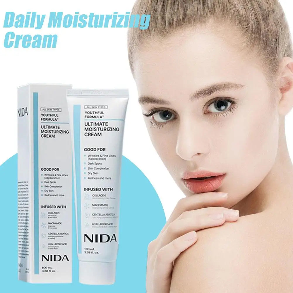 Revitalize Your Skin with Our 100ml Ultimate Moisturizing Cream - Repairing, Calming, and Anti-Aging Formula for All Skin Types!