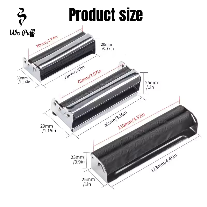 RollPro™ Portable Metal Cigarette Rolling Machine