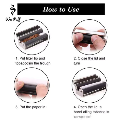 RollPro™ Portable Metal Cigarette Rolling Machine