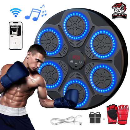 Elevate Your Fitness Game with the Smart Bluetooth Music Boxing Machine - Your Ultimate Wall-Mounted Boxing Trainer!