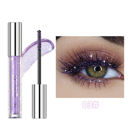 Elevate Your Look with 1 PC Diamond Glitter Mascara for Dazzling, Long-Lasting Curl and Shine