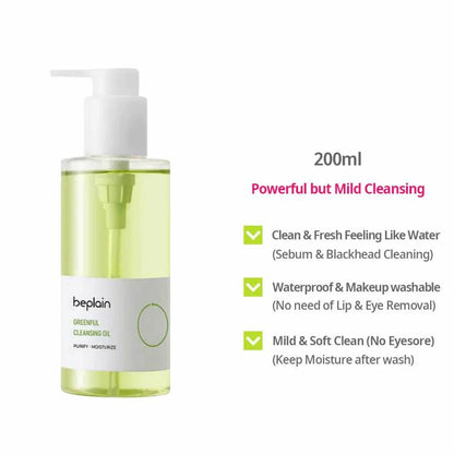 Transform Your Skin with the Beplain Korean Skincare Pore Cleansing Set: Mung Bean Foam, Clay Mask & Gentle Oil - 3 Powerful Pieces for Radiant Complexion