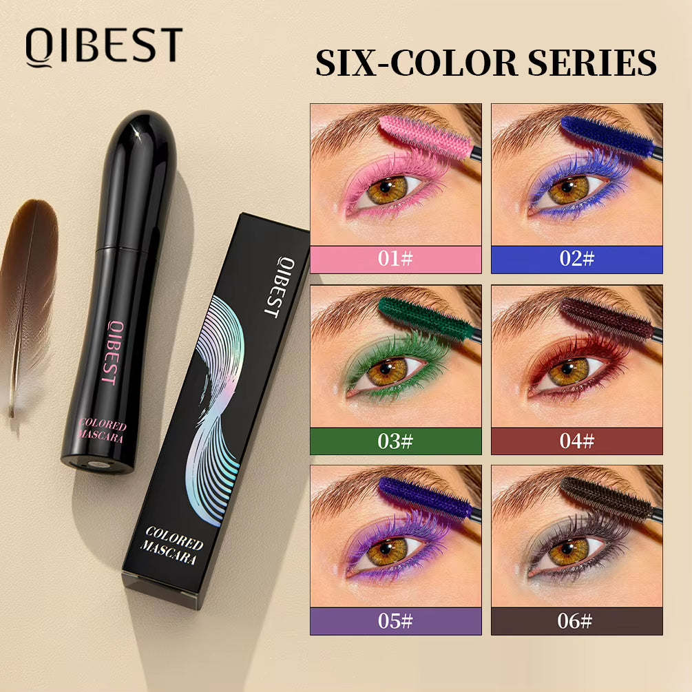 Unleash Stunning Lashes with Our Waterproof, Sweat-Resistant Mascara Available in 6 Vibrant Shades – Enjoy Smudge-Proof Confidence All Day Long!
