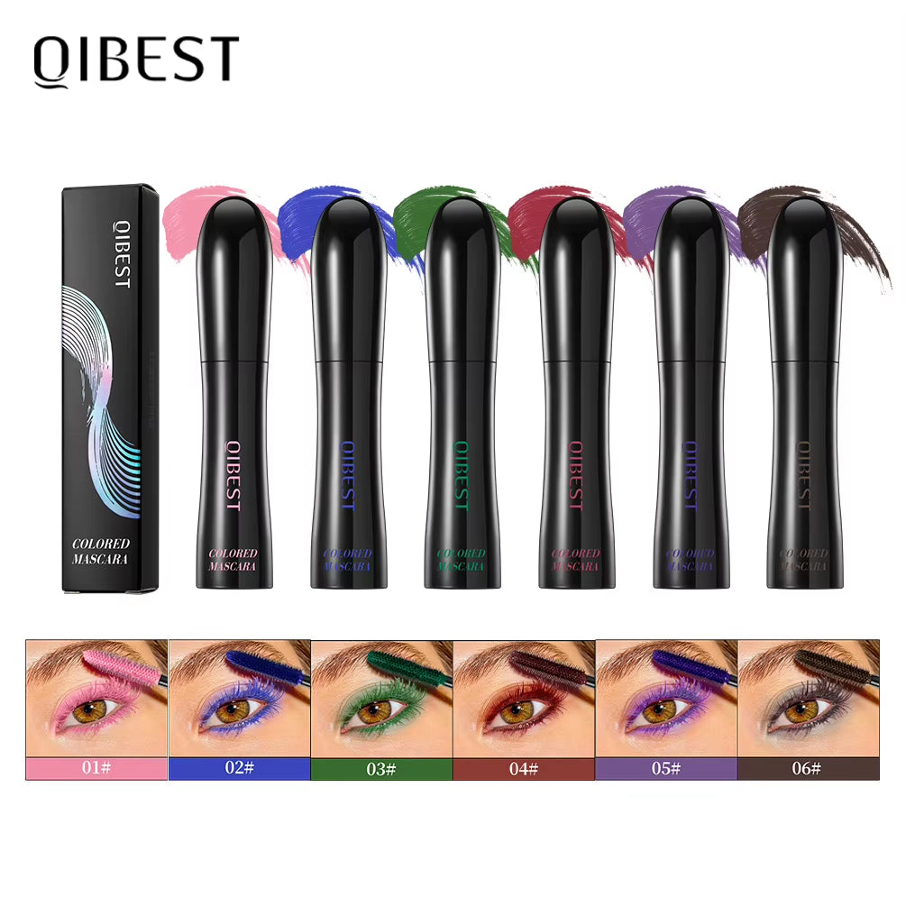 Unleash Stunning Lashes with Our Waterproof, Sweat-Resistant Mascara Available in 6 Vibrant Shades – Enjoy Smudge-Proof Confidence All Day Long!