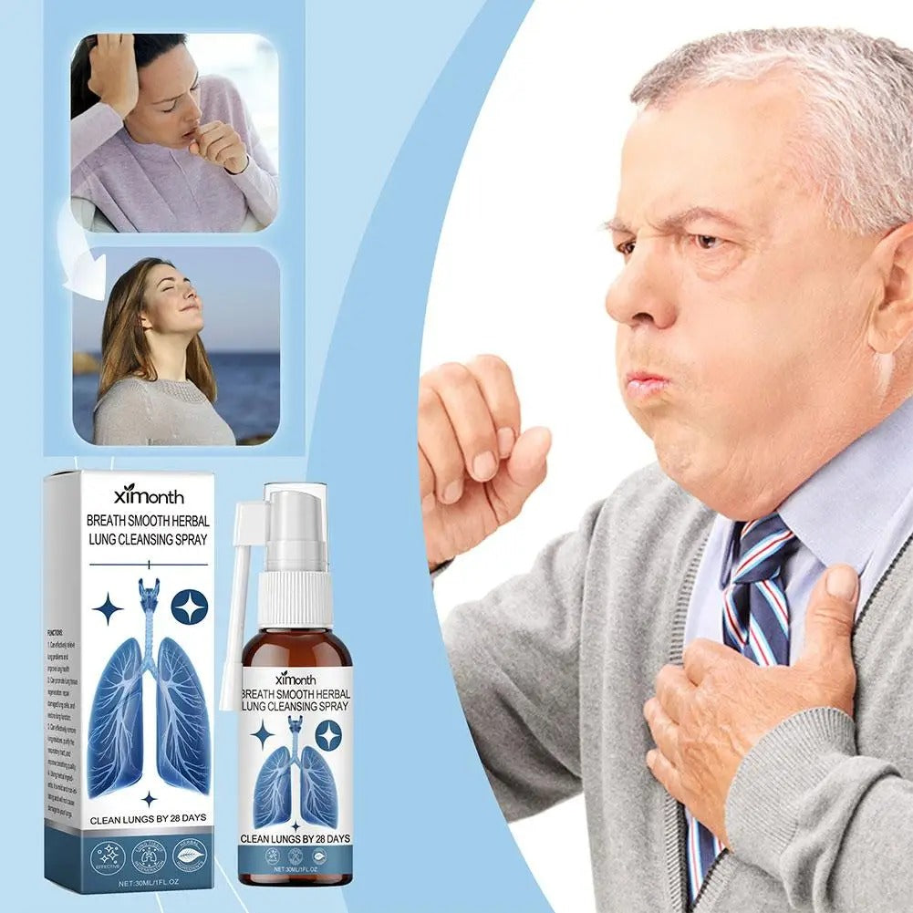 BreathEase™ Herbal Lung Mist — Natural Respiratory Support