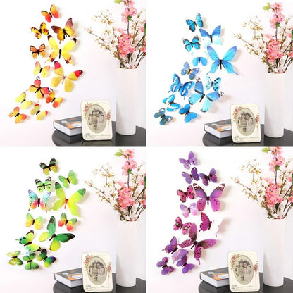 FlutterHome 3D Butterfly Wall Stickers Whimsical...


