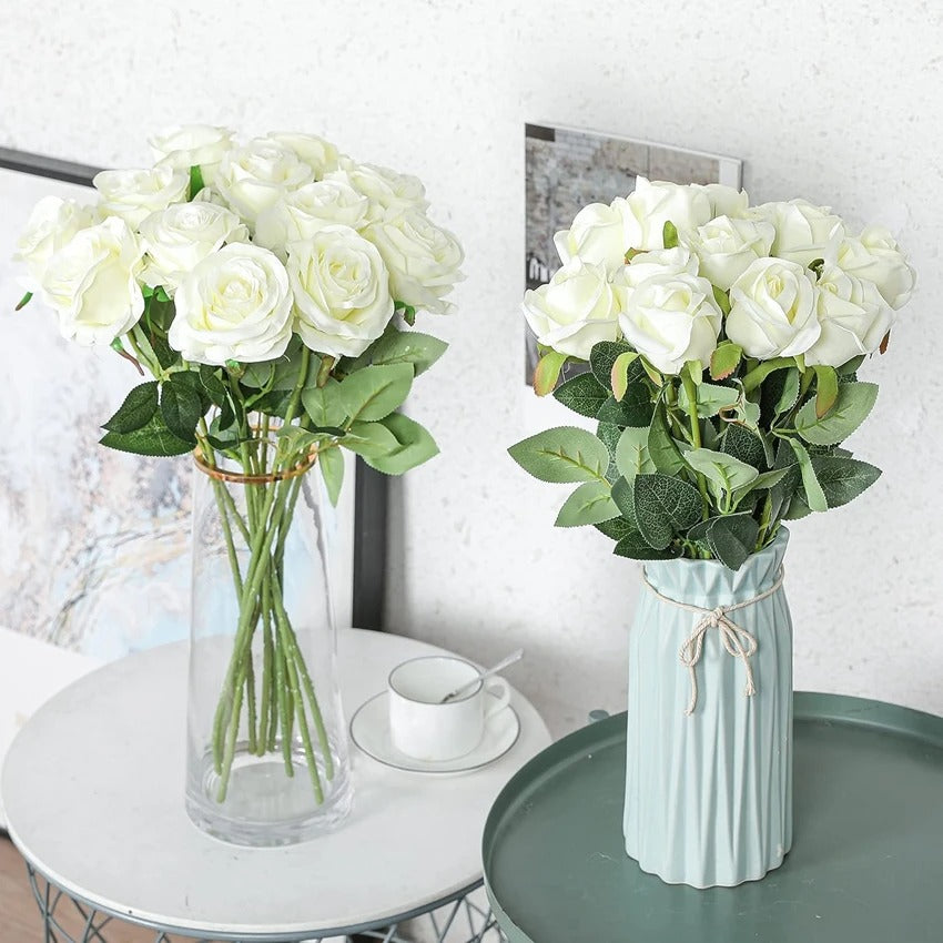 EverBloom Silk Rose Bouquet - Timeless Elegance in Bloom