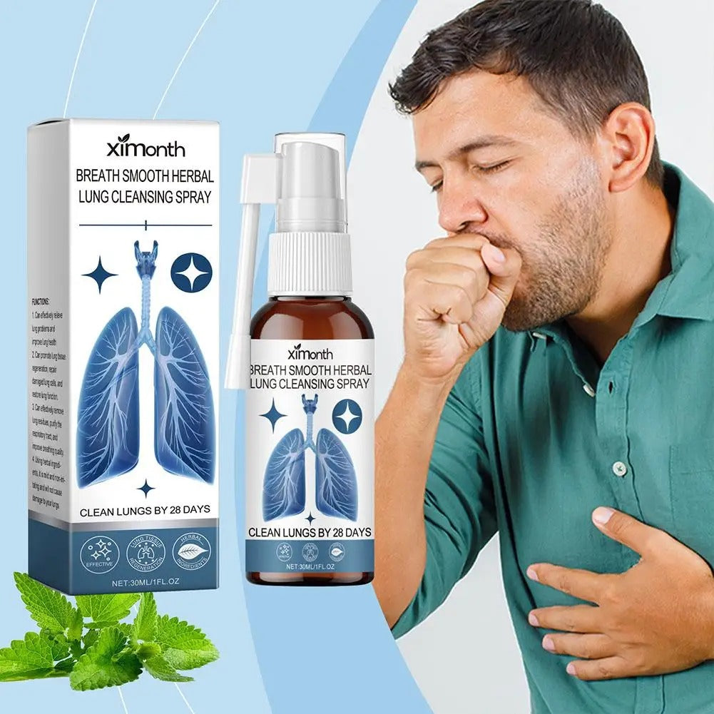 BreathEase™ Herbal Lung Mist — Natural Respiratory Support