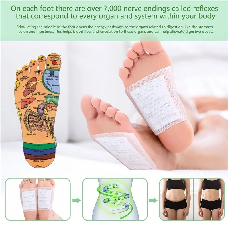 PureStep™ Detox Foot Pads — Gold & White Cleansi...


