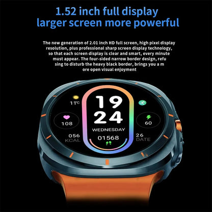 ⌚ TimeNova™ 1.52” HD Smartwatch — Bluetooth & Fitness
