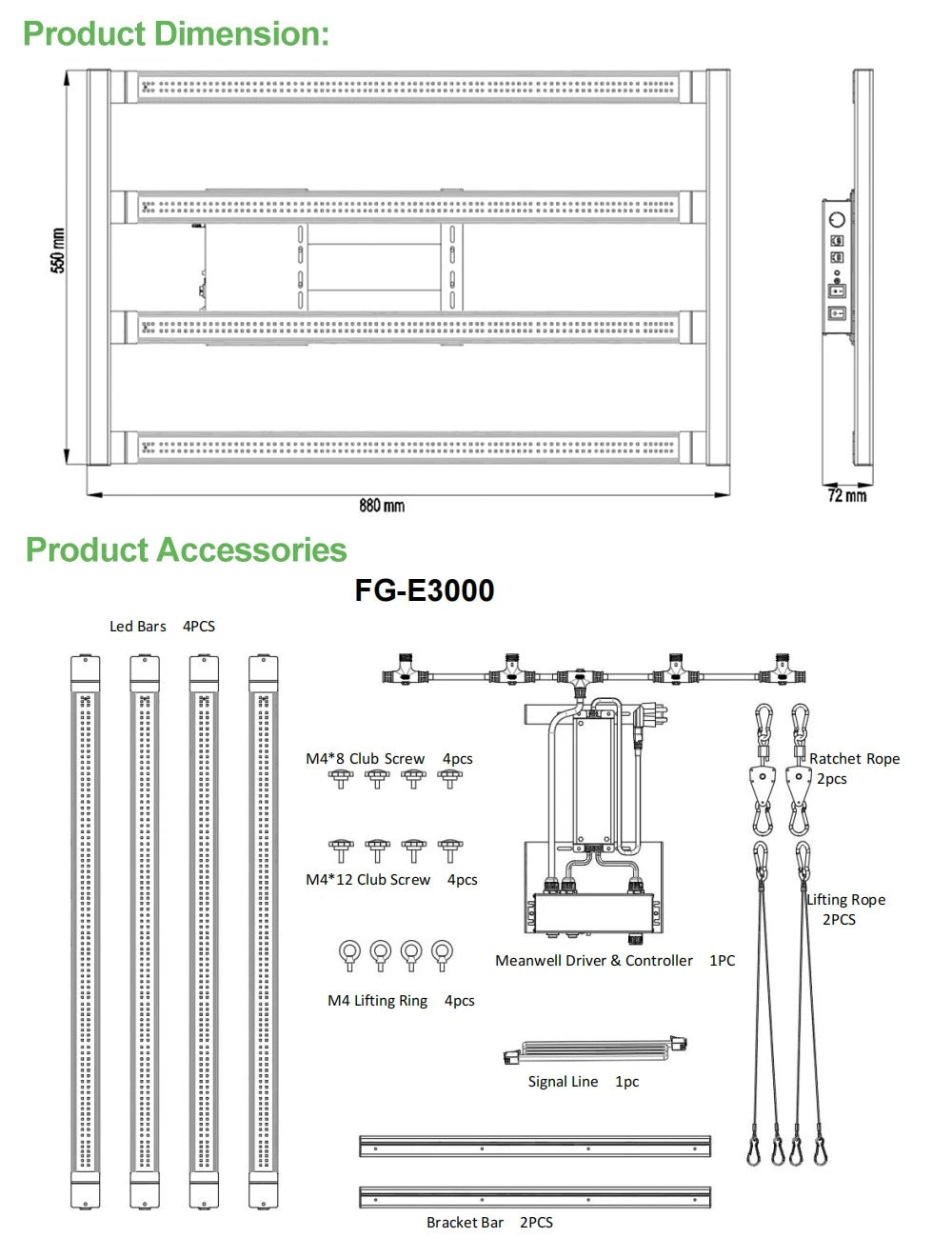 🌿 LumiGrow™ EVO Quantum LED – Smart Full-Spectrum Light