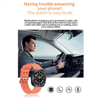 ⌚ TimeNova™ 1.52” HD Smartwatch — Bluetooth & Fitness