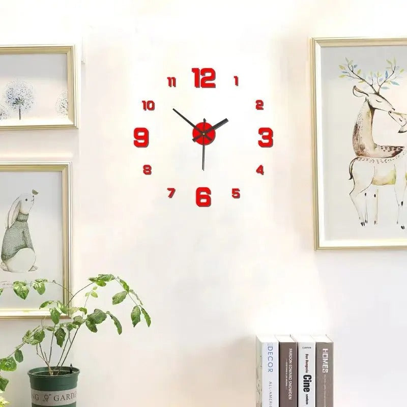 TimeScape™ Frameless DIY Wall Clock - Modern DIY...


