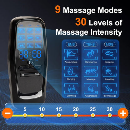 PulseThera™ EMS Muscle Stimulator — Digital Therapy Device