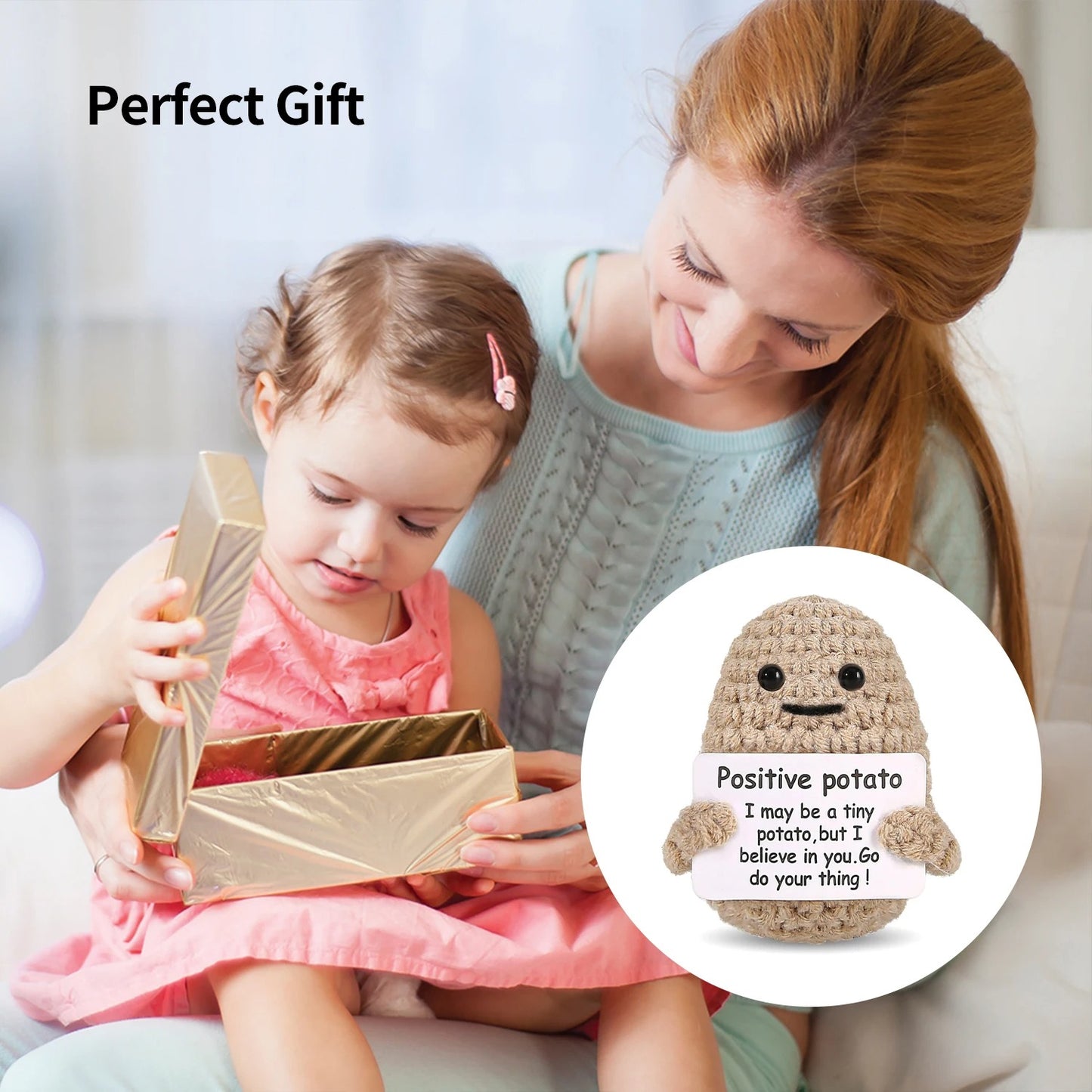 HugTato™ Handmade Positive Energy Plush Doll for...


