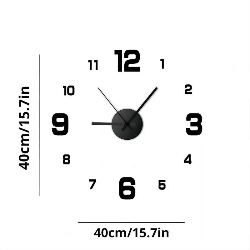 TimeScape™ Frameless DIY Wall Clock - Modern DIY...


