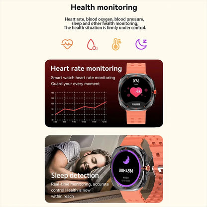⌚ TimeNova™ 1.52” HD Smartwatch — Bluetooth & Fitness