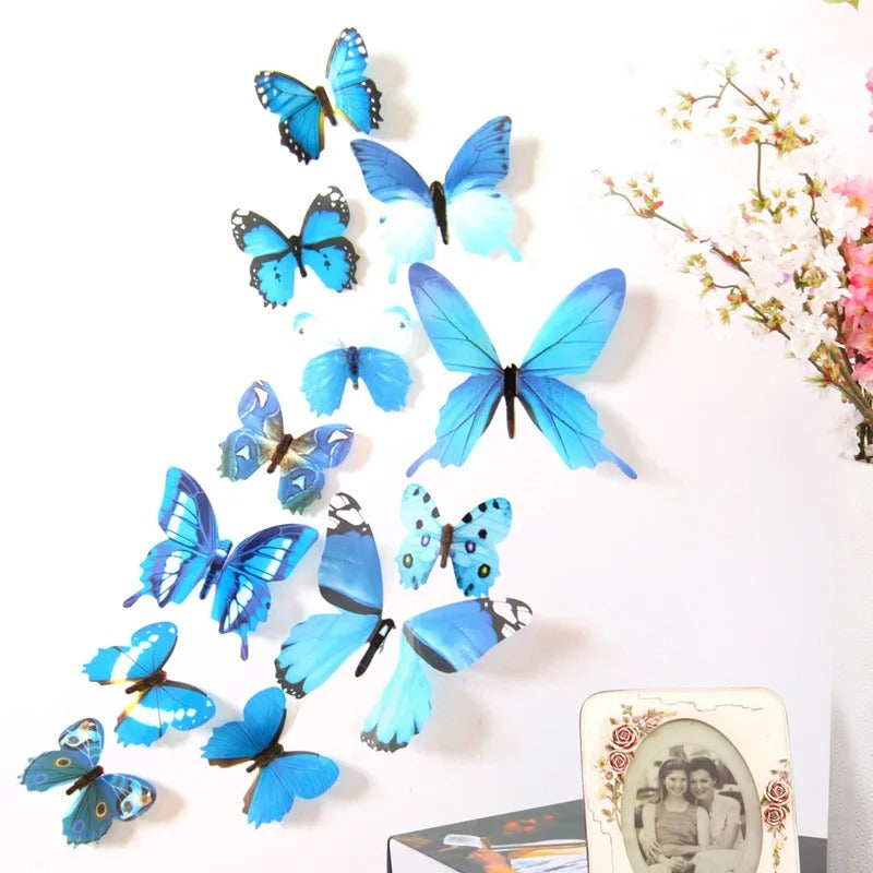 FlutterHome 3D Butterfly Wall Stickers Whimsical...



