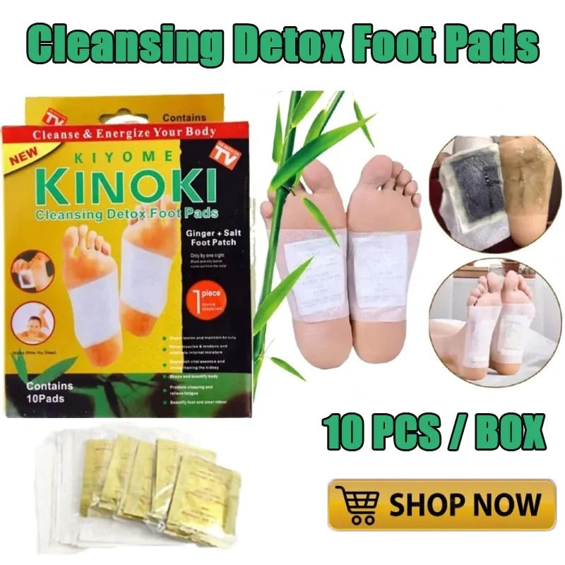PureStep™ Detox Foot Pads — Gold & White Cleansi...


