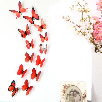 FlutterHome 3D Butterfly Wall Stickers Whimsical...



